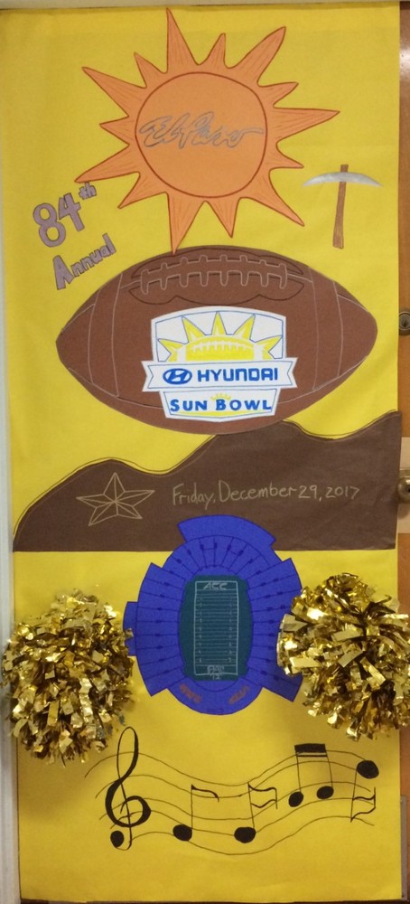 Start Voting to send Elementary Students to the 2017 Hyundai Sun Bowl through the “A’DOOR’N” Contest